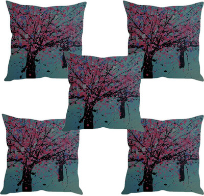 

Sleep Nature's Abstract Cushions Cover(Pack of 5, 40.63 cm*40.63 cm, Multicolor)