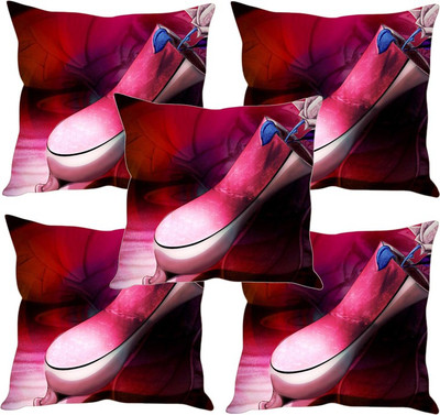 

Sleep Nature's Printed Cushions Cover(Pack of 5, 30.63 cm*30.63 cm, Multicolor)