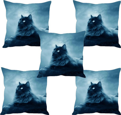 

Sleep Nature's Abstract Cushions Cover(Pack of 5, 30.63 cm*30.63 cm, Multicolor)