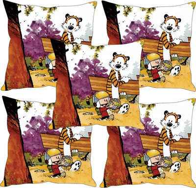 

Sleep Nature's Printed Cushions Cover(Pack of 5, 30.63 cm*30.63 cm, Multicolor)