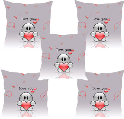 

Sleep Nature's Abstract Cushions Cover(Pack of 5, 40.63 cm*40.63 cm, Multicolor)