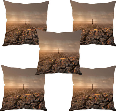 

Sleep Nature's Abstract Cushions Cover(Pack of 5, 30.63 cm*30.63 cm, Multicolor)