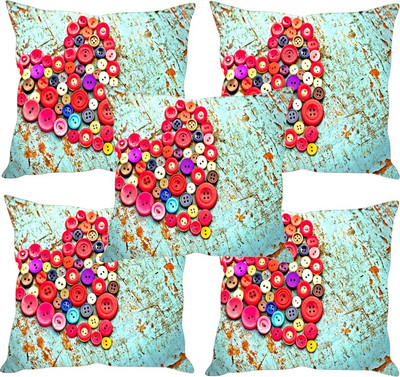

Sleep Nature's Printed Cushions Cover(Pack of 5, 30.63 cm*30.63 cm, Multicolor)