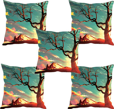 

Sleep Nature's Abstract Cushions Cover(Pack of 5, 40.63 cm*40.63 cm, Multicolor)