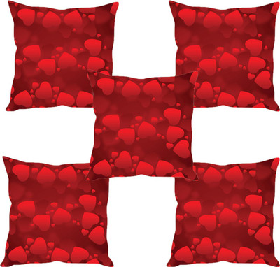 

Sleep Nature's Abstract Cushions Cover(Pack of 5, 40.63 cm*40.63 cm, Multicolor)