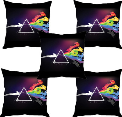 

Sleep Nature's Abstract Cushions Cover(Pack of 5, 40.63 cm*40.63 cm, Multicolor)