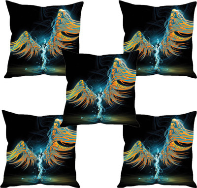 

Sleep Nature's Abstract Cushions Cover(Pack of 5, 30.63 cm*30.63 cm, Multicolor)