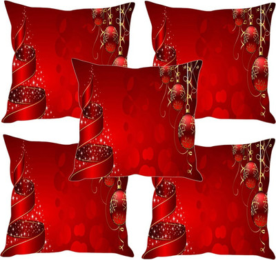 

Sleep Nature's Printed Cushions Cover(Pack of 5, 30.63 cm*30.63 cm, Multicolor)