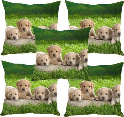 

Sleep Nature's Printed Cushions Cover(Pack of 5, 30.63 cm*30.63 cm, Multicolor)