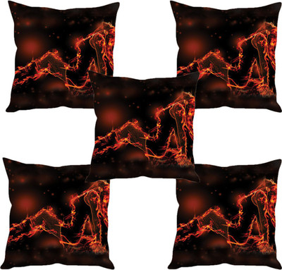 

Sleep Nature's Abstract Cushions Cover(Pack of 5, 30.63 cm*30.63 cm, Multicolor)