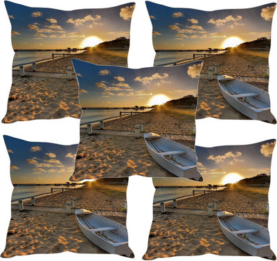 

Sleep Nature's Printed Cushions Cover(Pack of 5, 40.63 cm*40.63 cm, Multicolor)