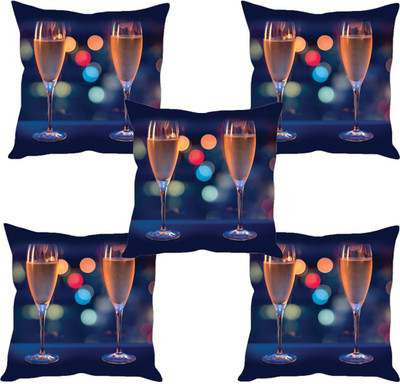 

Sleep Nature's Abstract Cushions Cover(Pack of 5, 40.63 cm*40.63 cm, Multicolor)