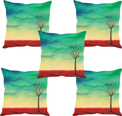 

Sleep Nature's Abstract Cushions Cover(Pack of 5, 30.63 cm*30.63 cm, Multicolor)