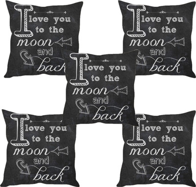 

Sleep Nature's Abstract Cushions Cover(Pack of 5, 30.63 cm*30.63 cm, Multicolor)