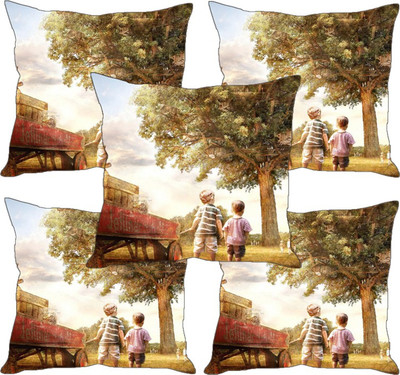 

Sleep Nature's Printed Cushions Cover(Pack of 5, 40.63 cm*40.63 cm, Multicolor)