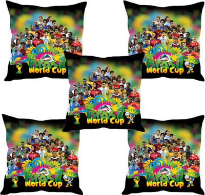 

Sleep Nature's Abstract Cushions Cover(Pack of 5, 40.63 cm*40.63 cm, Multicolor)