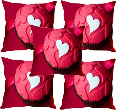 

Sleep Nature's Printed Cushions Cover(Pack of 5, 30.63 cm*30.63 cm, Multicolor)
