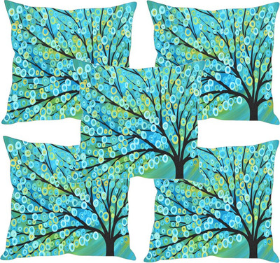 

Sleep Nature's Printed Cushions Cover(Pack of 5, 30.63 cm*30.63 cm, Multicolor)