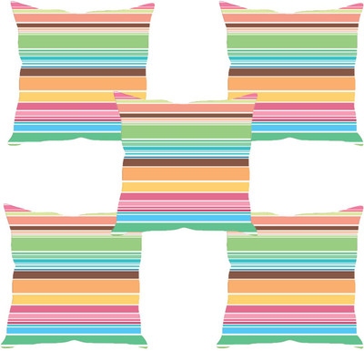 

Sleep Nature's Abstract Cushions Cover(Pack of 5, 40.63 cm*40.63 cm, Multicolor)