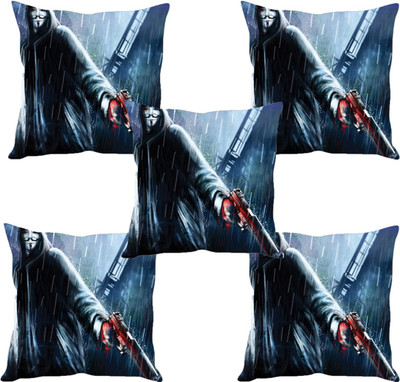 

Sleep Nature's Abstract Cushions Cover(Pack of 5, 40.63 cm*40.63 cm, Multicolor)