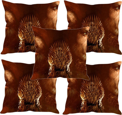 

Sleep Nature's Printed Cushions Cover(Pack of 5, 40.63 cm*40.63 cm, Multicolor)
