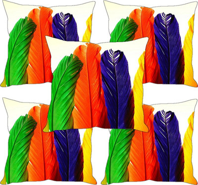

Sleep Nature's Printed Cushions Cover(Pack of 5, 30.63 cm*30.63 cm, Multicolor)