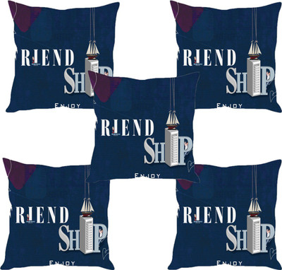 

Sleep Nature's Abstract Cushions Cover(Pack of 5, 40.63 cm*40.63 cm, Multicolor)