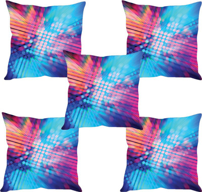 

Sleep Nature's Abstract Cushions Cover(Pack of 5, 30.63 cm*30.63 cm, Multicolor)