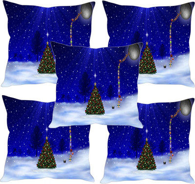 

Sleep Nature's Printed Cushions Cover(Pack of 5, 40.63 cm*40.63 cm, Multicolor)