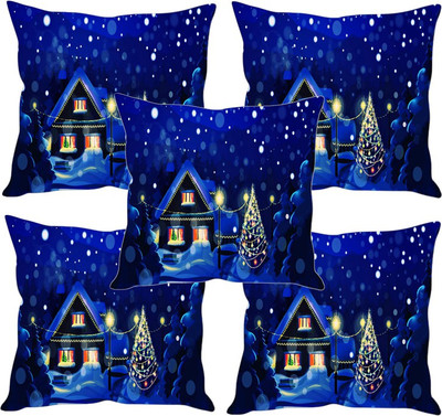 

Sleep Nature's Printed Cushions Cover(Pack of 5, 40.63 cm*40.63 cm, Multicolor)