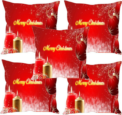 

Sleep Nature's Printed Cushions Cover(Pack of 5, 30.63 cm*30.63 cm, Multicolor)