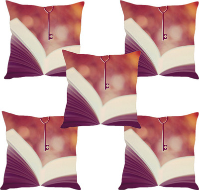 

Sleep Nature's Abstract Cushions Cover(Pack of 5, 30.63 cm*30.63 cm, Multicolor)