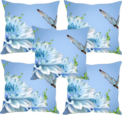 

Sleep Nature's Printed Cushions Cover(Pack of 5, 30.63 cm*30.63 cm, Multicolor)