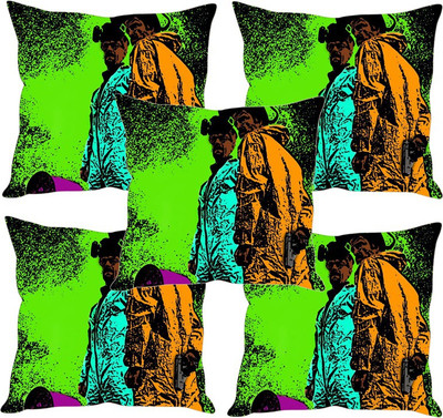 

Sleep Nature's Printed Cushions Cover(Pack of 5, 40.63 cm*40.63 cm, Multicolor)