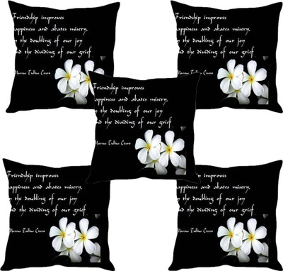 

Sleep Nature's Abstract Cushions Cover(Pack of 5, 40.63 cm*40.63 cm, Multicolor)