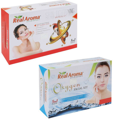 

Real Aroma Shin Tightning Oxygen Facial Kit 740 g(Set of 2)