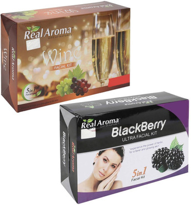 

BIGSALE786 Wine Blackberry Facial Kit 740 g(Set of 2)