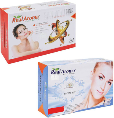 

Real Aroma Shin Tightning White Beauty Facial Kit 740 g(Set of 2)