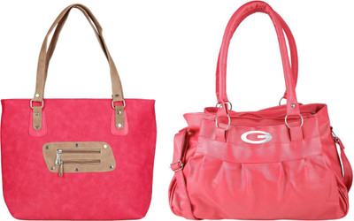 

Vera stayle Hand-held Bag(Pink)
