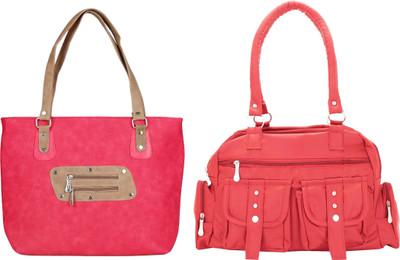 

Vera stayle Hand-held Bag(Pink)