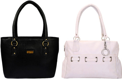 

Vera Stayle Messenger Bag(Black, White)