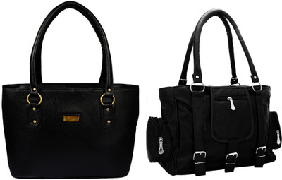 

Vera Stayle Hand-held Bag(Black)