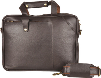 

SPHINX 17 inch Laptop Messenger Bag(Brown), Dark brown