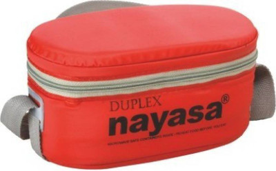 

Nayasa Royal Duplex. 3 Containers Lunch Box(600 ml), Red