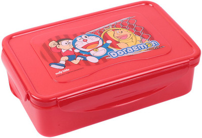 

Only Kidz Doraemon Medium Lunch Box - Red 2 Containers Lunch Box(500 ml)