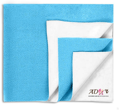 

Ador Waterproof and Reusable Bed Protector Baby Sheet (140cm x 100cm)(Blue)