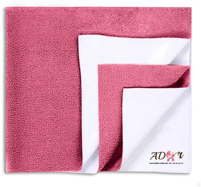 

Ador Waterproof and Reusable Bed Protector Baby Sheet (70cm x 100cm)(Pink)