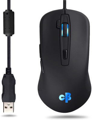 

Cosmic Byte CB-M-03 Black Star Upto 2500dpi 7 Button Gaming Mouse, RGB LED, Software Wired Optical Gaming Mouse(USB, Black)