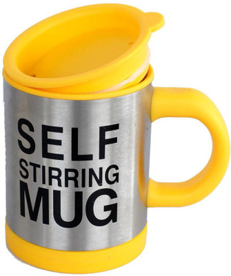 

Shopo Self Stirring Tea Coffee Stainless Steel Mug(250 ml)