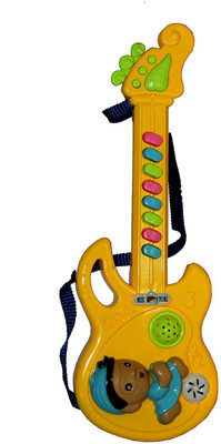 

Smiles Creation Electronic 8 Sound Musical Guitar Toys for kids(Multicolor)